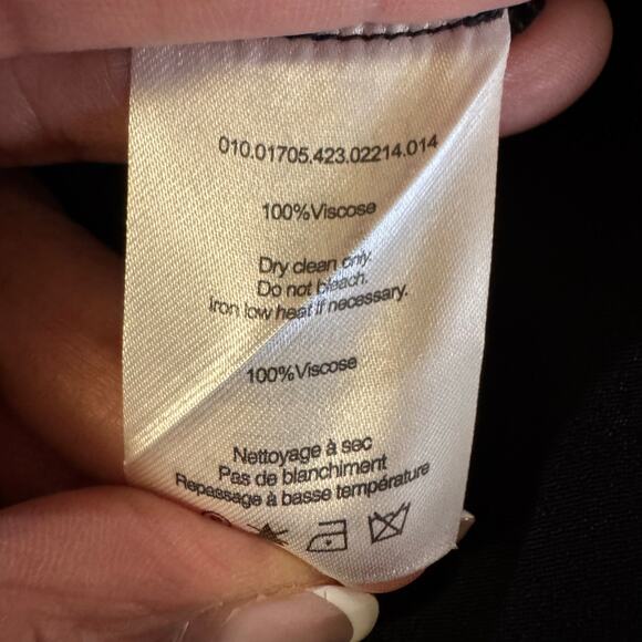 RIXO LONDON Lora Ruffled Printed Chiffon Tie Neck Maxi Dress Size Large - Picture 13 of 14